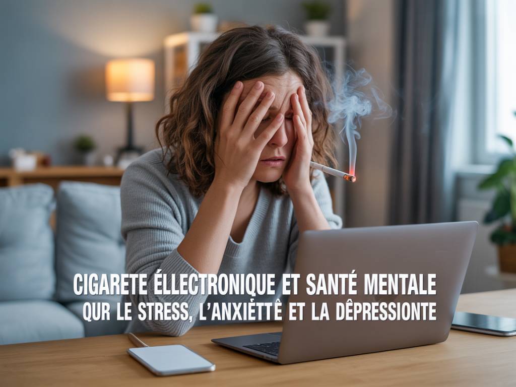 Cigarette électronique et santé mentale : quel impact sur le stress, l’anxiété et la dépression ?